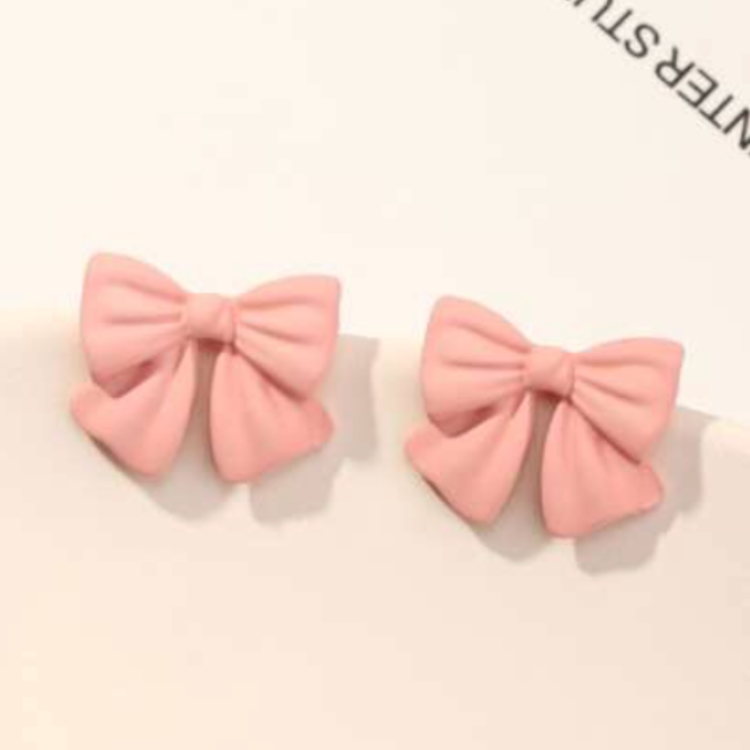 Dainty Pink Hair Bows